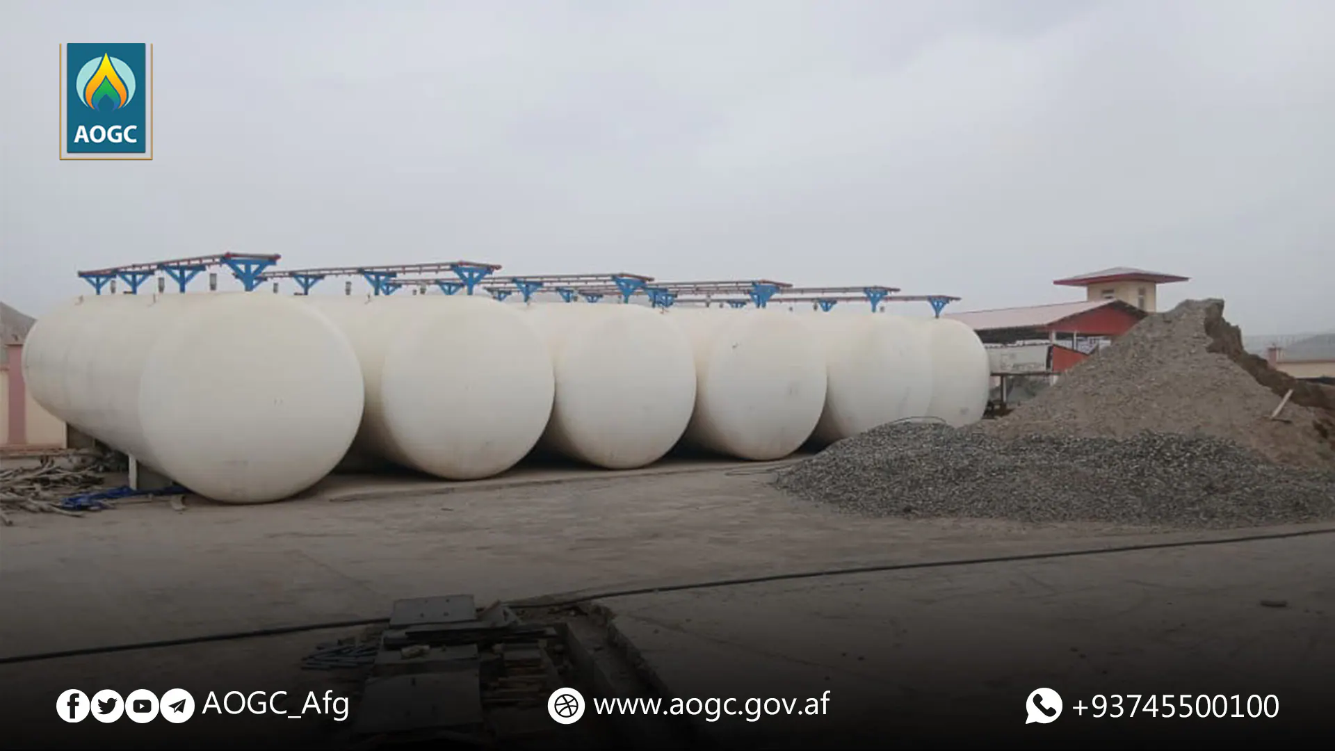 Rehabilitation and Renovation Work Continues on the Kilagi LPG Storage Facility in Baghlan Province